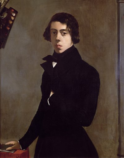 Zelfportret, 1835 door Théodore Chassériau